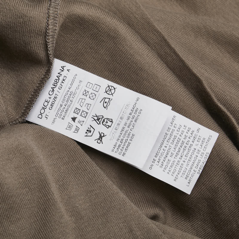 ドルチェアンドガッバーナ スティーブ マックイーン Tシャツ サイズ:44 ブラウン コットン メンズ DOLCE&GABBANA 【中古】