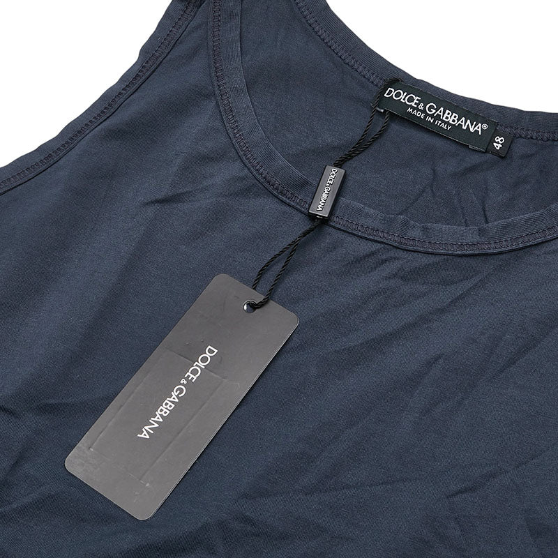 ドルチェアンドガッバーナ タンクトップ サイズ:48 ダークグレー コットン メンズ DOLCE&GABBANA 【中古】