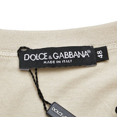 ドルチェアンドガッバーナ スティーブ マックイーン Tシャツ サイズ:48 ベージュ マルチカラー コットン メンズ DOLCE&GABBANA 【中古】