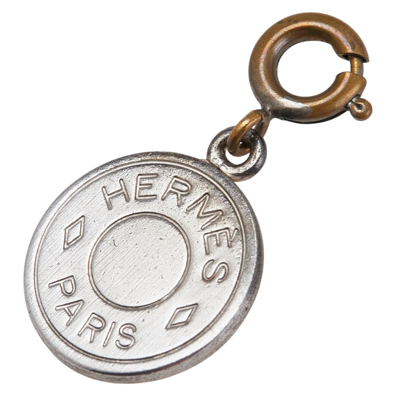 エルメス セリエ チャーム ペンダントトップ シルバー メタル レディース HERMES 【中古】