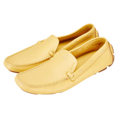 プラダ ドライビングシューズ サイズ：35 イエロー レザー レディース PRADA 【中古】