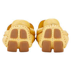 プラダ ドライビングシューズ サイズ：35 イエロー レザー レディース PRADA 【中古】