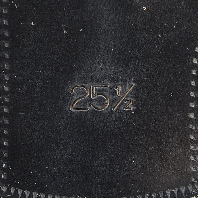 バーバリー Uチップ ドレスシューズ サイズ:25 1/2 ブラック レザー メンズ BURBERRY 【中古】