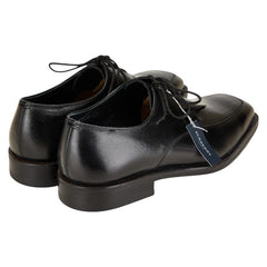 バーバリー Uチップ ドレスシューズ サイズ:25 1/2 ブラック レザー メンズ BURBERRY 【中古】
