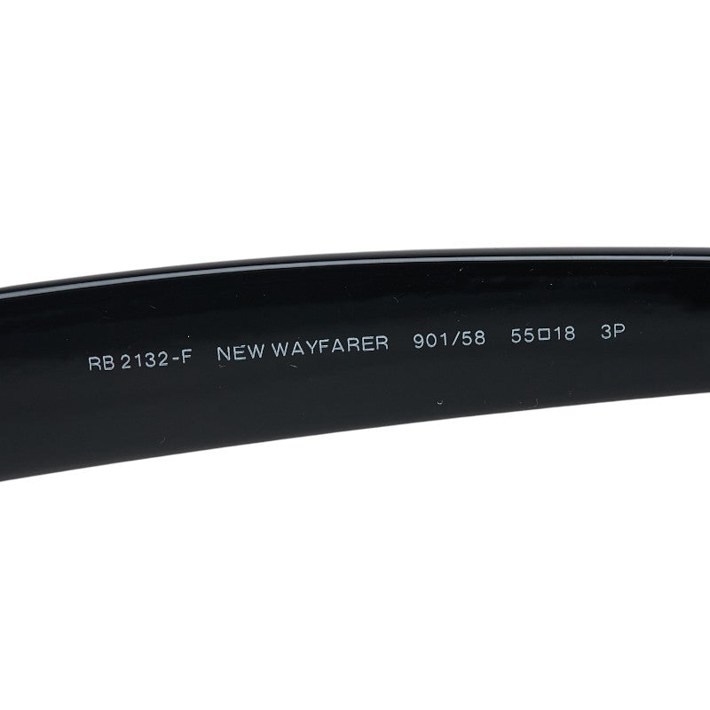 レイバン NEW WAYFARER サングラス RB2132-F ブラック プラスチック メンズ Ray-Ban 【中古】