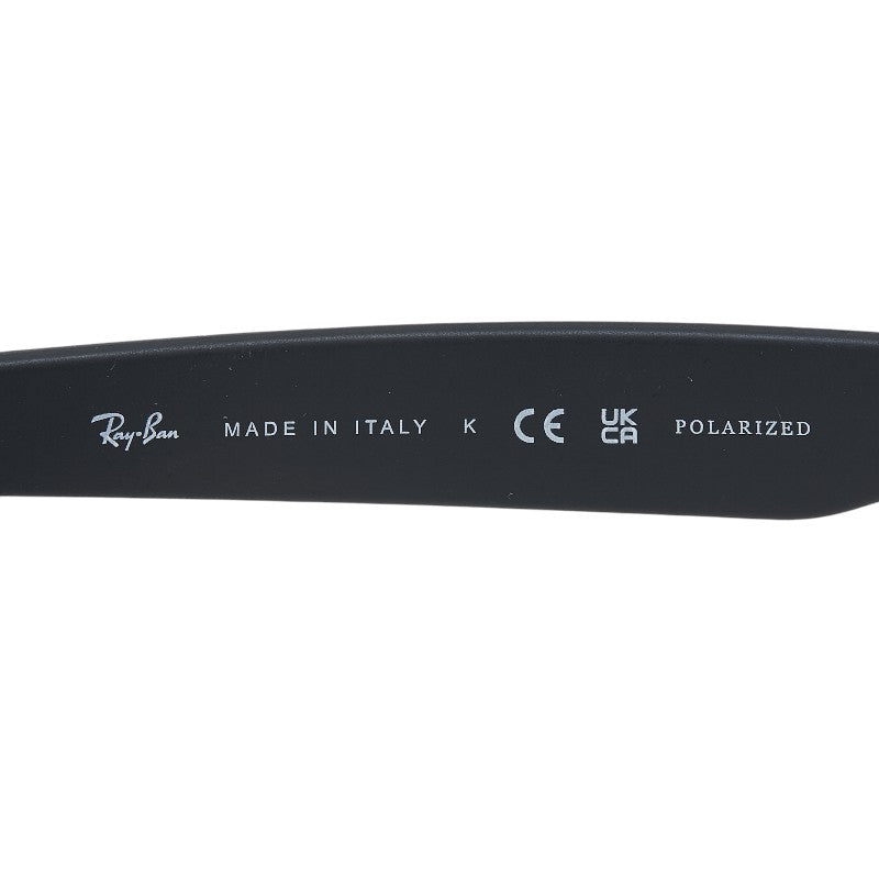 レイバン NEW WAYFARER サングラス RB2132 ブラック ブルー プラスチック メンズ Ray-Ban 【中古】
