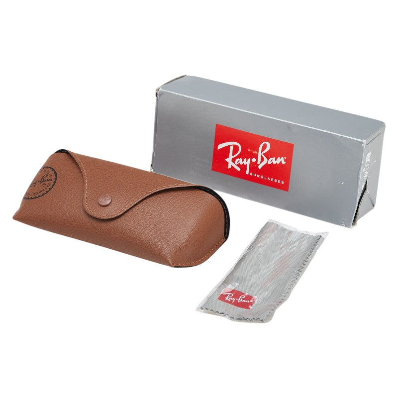 レイバン NEW WAYFARER サングラス RB2132 ブラック ブルー プラスチック メンズ Ray-Ban 【中古】