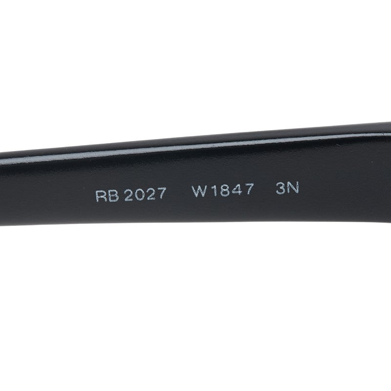 レイバン ロゴ サングラス RB2027 ブラック プラスチック レディース Ray-Ban 【中古】