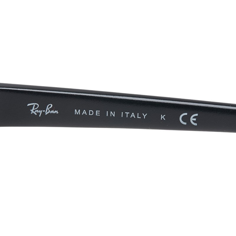 レイバン ロゴ サングラス RB2027 ブラック プラスチック レディース Ray-Ban 【中古】
