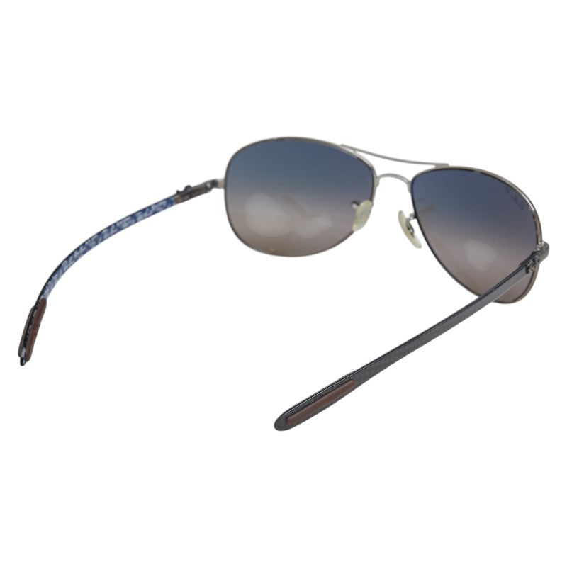レイバン ロゴ サングラス ブラック ブルー プラスチック レディース Ray-Ban 【中古】