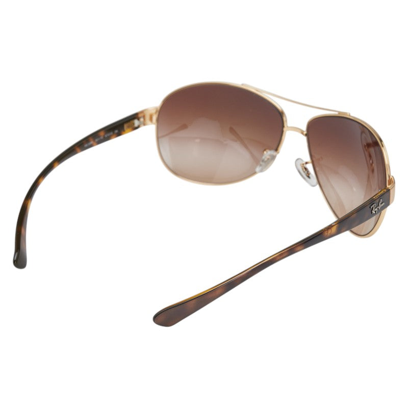 レイバン ティアドロップ サングラス RB3386 ゴールド ブラウン メッキ プラスチック メンズ Ray-Ban 【中古】
