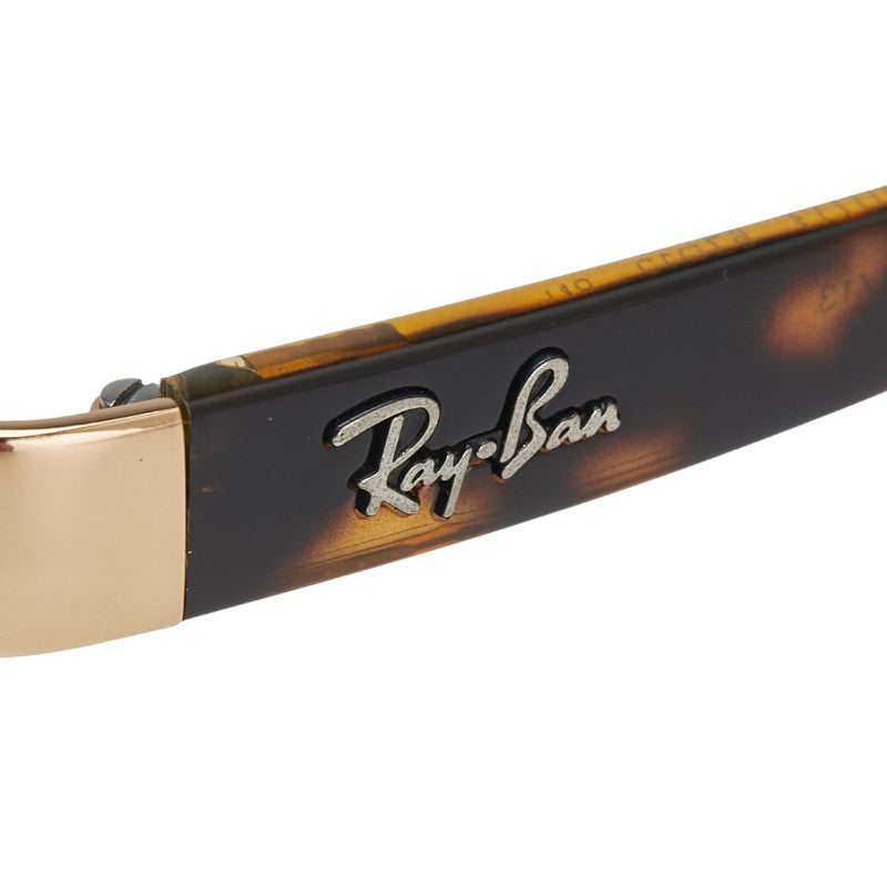 レイバン ティアドロップ サングラス RB3386 ゴールド ブラウン メッキ プラスチック メンズ Ray-Ban 【中古】