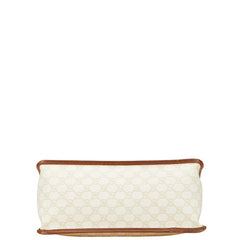 グッチ GGスプリーム ハンドバッグ 190259 ホワイト ブラウン PVC レザー レディース GUCCI 【中古】