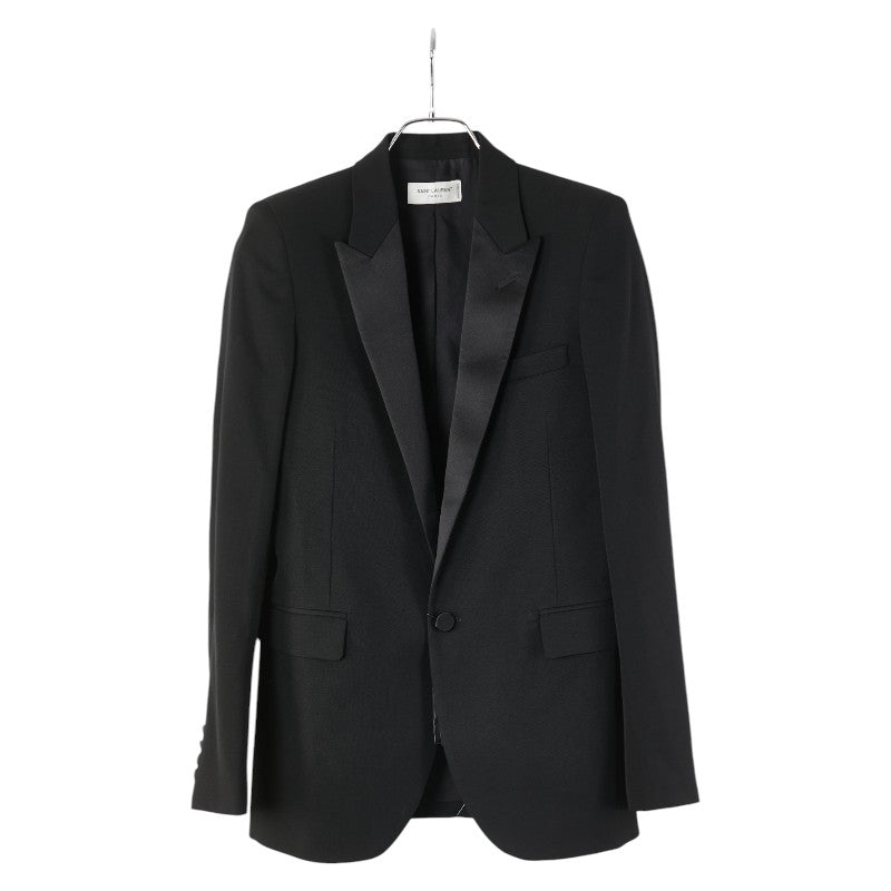 サンローラン スモーキングジャケット サイズ:36 ブラック ウール レディース SAINT LAURENT 【中古】