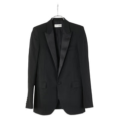 サンローラン スモーキングジャケット サイズ:36 ブラック ウール レディース SAINT LAURENT 【中古】