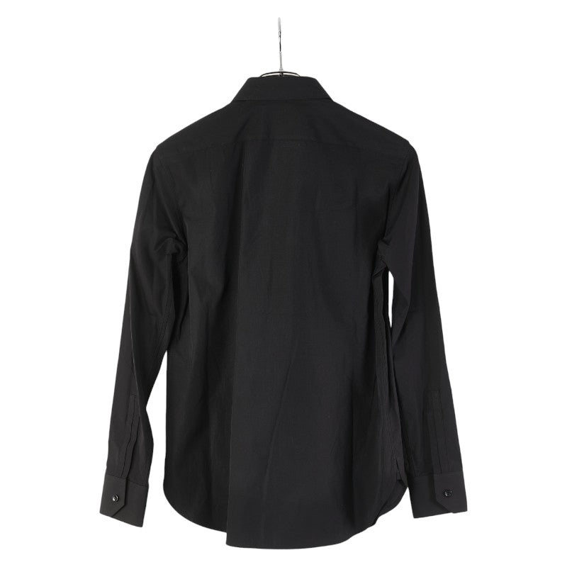 サンローラン ユニフォーム シャツ サイズ：38 636994 ブラック コットン レディース SAINT LAURENT 【中古】