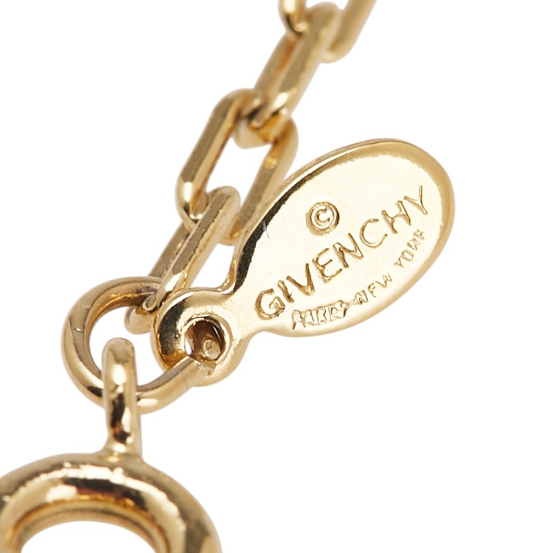 ジバンシー GGロゴ ネックレス ゴールド メッキ レディース Givenchy 【中古】