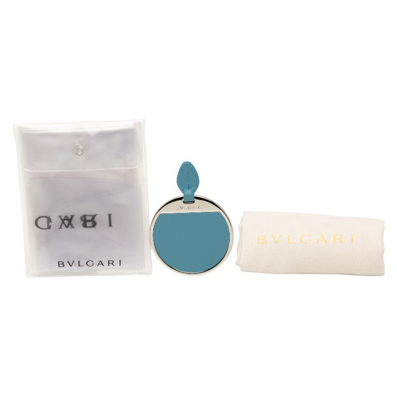 ブルガリ セルペンティ チェーン ショルダーバッグ ブルー レザー レディース BVLGARI 【中古】