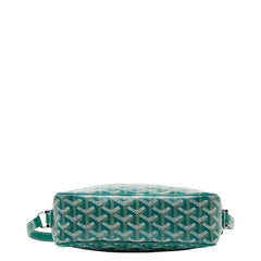 ゴヤール カップヴェールPM 斜め掛け ショルダーバッグ グリーン PVC レザー レディース GOYARD 【中古】