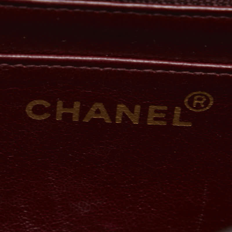 シャネル ダイアナ23 マトラッセ ココマーク チェーン ショルダーバッグ ブラック ラムスキン レディース CHANEL 【中古】