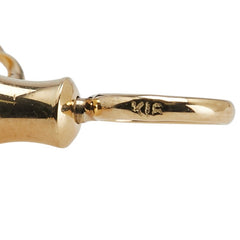 K24YG イエローゴールド K18YG イエローゴールド カナダ 10OZ エリザベス2世 メイプルリーフ 5ドル金貨 ペンダントトップ レディース 【中古】