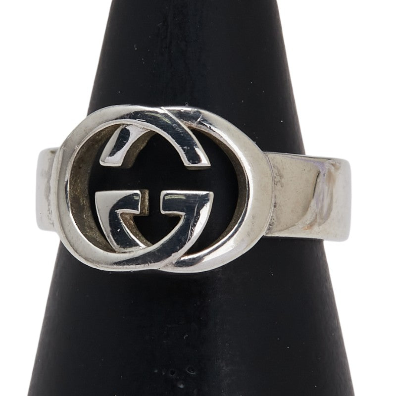 グッチ インターロッキングG リング 指輪 #11 SV925 シルバー レディース GUCCI 【中古】
