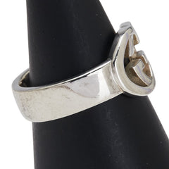 グッチ インターロッキングG リング 指輪 #11 SV925 シルバー レディース GUCCI 【中古】