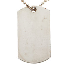 グッチ ドッグタグ IDタグ ネックレス ボールチェーン SV925 シルバー レディース GUCCI 【中古】