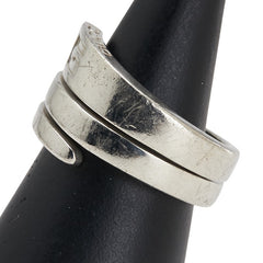 グッチ Gロゴ スネーク スパイラル リング 指輪 #18 SV925 シルバー レディース GUCCI 【中古】