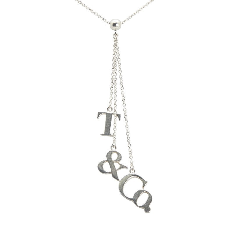 ティファニー T&Co. ロゴ ネックレス SV925 シルバー レディース TIFFANY&Co. 【中古】