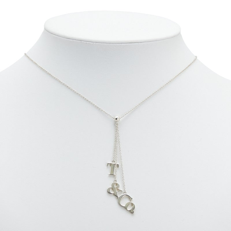 ティファニー T&Co. ロゴ ネックレス SV925 シルバー レディース TIFFANY&Co. 【中古】