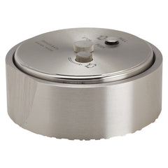 ティファニー アトラス ロック 置時計 クオーツ シルバー文字盤 ステンレススチール レディース TIFFANY&Co. 【中古】