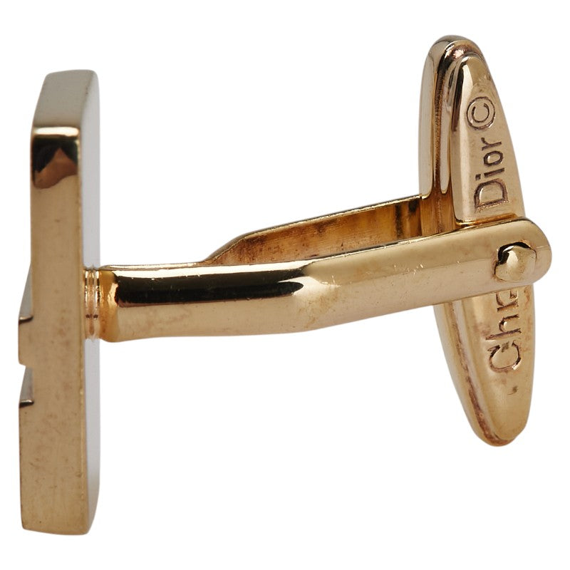ディオール CDロゴ カフス ゴールド メッキ メンズ Dior 【中古】