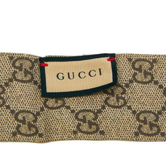 グッチ GGプリント ホースビット ネックボウ ベージュ マルチカラー レディース GUCCI 【中古】