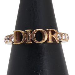 ディオール リング 指輪 ゴールド メッキ ラインストーン レディース Dior 【中古】