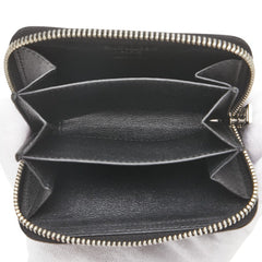 サンローラン ラウンドファスナー コインケース 小銭入れ 506522 ブラック レザー レディース SAINT LAURENT 【中古】