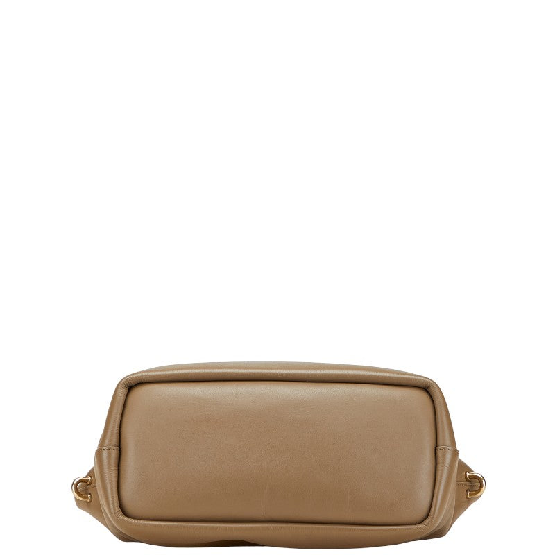 クロエ ベイリー ハンドバッグ ショルダーバッグ 2WAY グレージュ グレー レザー レディース Chloe 【中古】