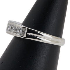 Pt900 プラチナ ダイヤ1.00ct 一文字 リング 指輪 レディース 11号 【中古】