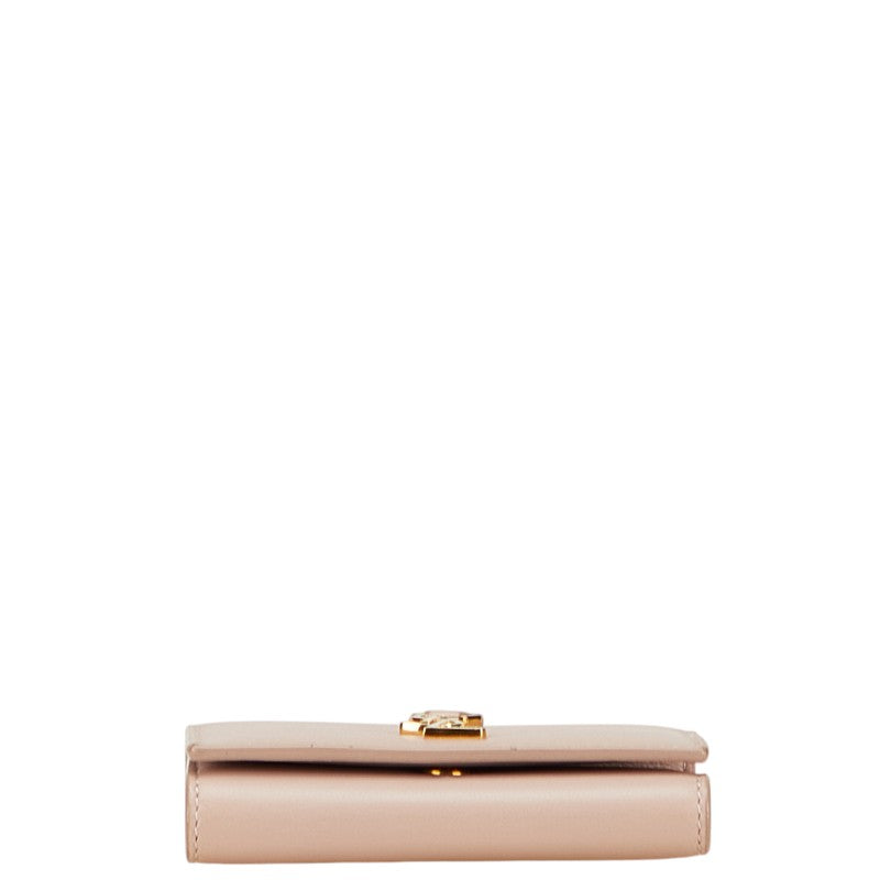 サンローラン YSLロゴ 6連 キーケース 438963 ピンク レザー レディース SAINT LAURENT 【中古】
