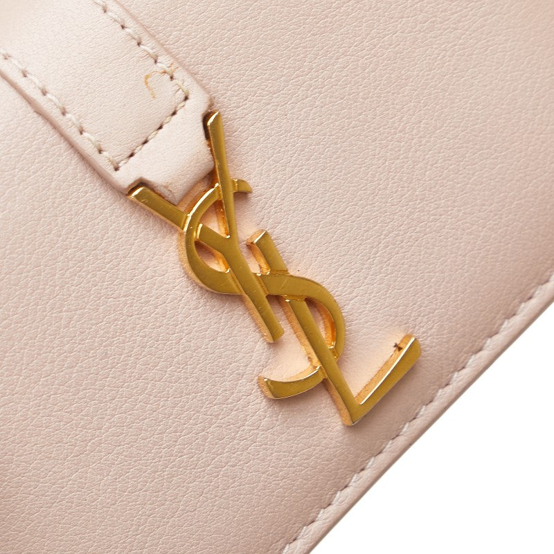 サンローラン YSLロゴ 6連 キーケース 438963 ピンク レザー レディース SAINT LAURENT 【中古】