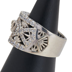 ジャスティンデイビス 王冠 モチーフ リング 指輪 SV925 シルバー メンズ Justin Davis 【中古】