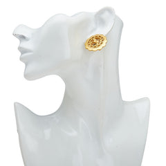 エルメス BIJOUTERIE FANTAISIE 馬 ホース イヤリング 片側のみ ゴールド メッキ レディース HERMES 【中古】