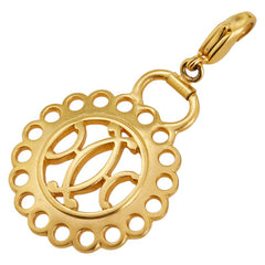 エルメス BIJOUTERIE FANTAISIE チャーム ペンダントトップ ゴールド メッキ レディース HERMES 【中古】