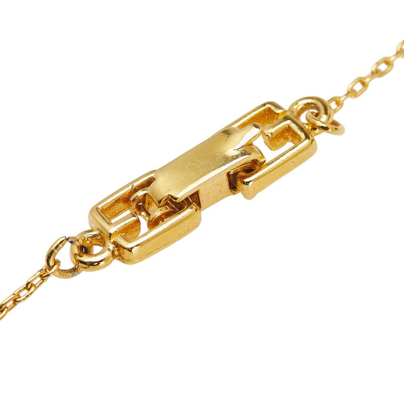 ジバンシー ハート ラインストーン ネックレス ゴールド メッキ レディース Givenchy 【中古】
