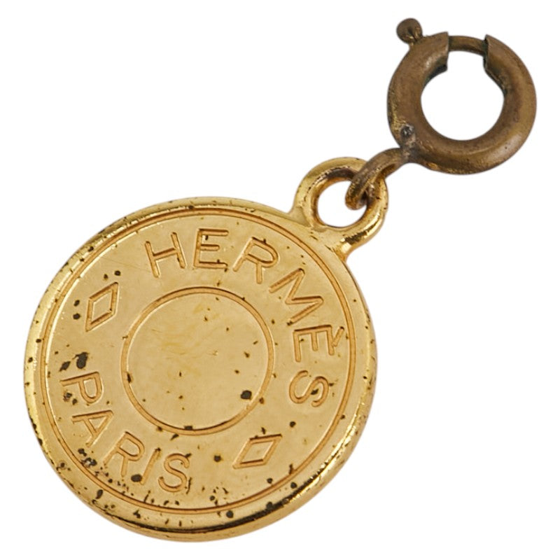 エルメス セリエ チャーム ペンダントトップ ゴールド メッキ レディース HERMES 【中古】