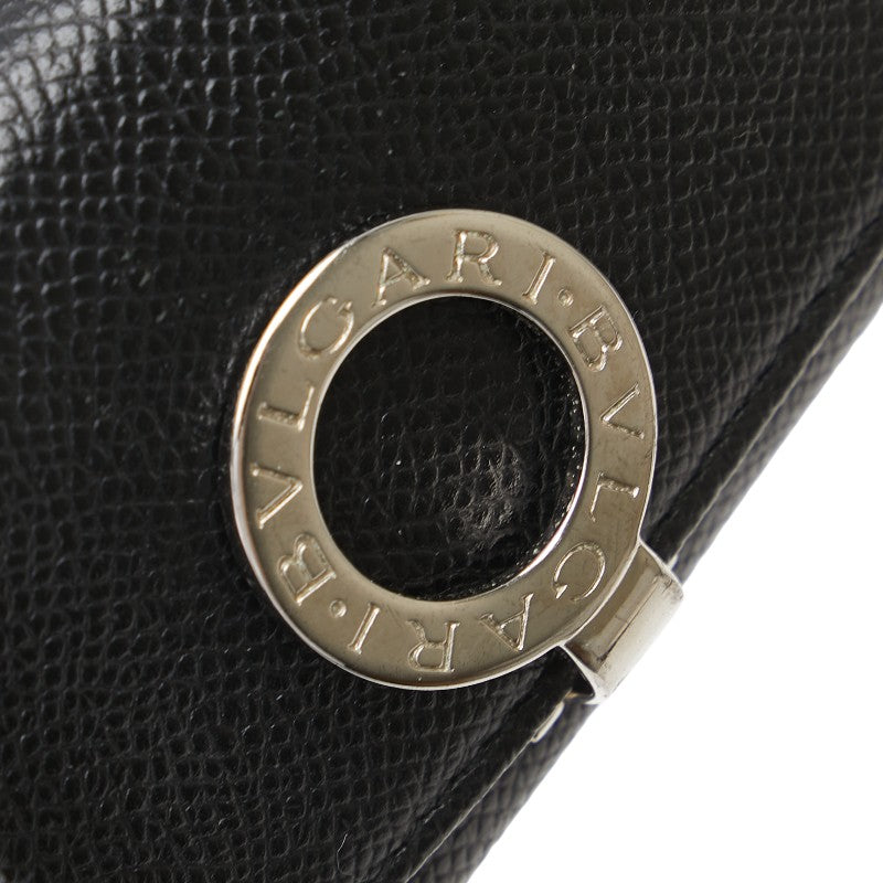 ブルガリ ブルガリブルガリ 6連 キーケース ブラック レザー レディース BVLGARI 【中古】