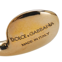 ドルチェアンドガッバーナ 音符 モチーフ ブローチ ゴールド メッキ レディース DOLCE&GABBANA 【中古】