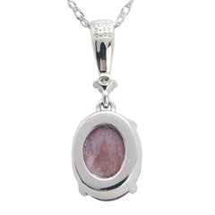 ノーブランド Pt950 プラチナ Pt850 プラチナ スターサファイヤ3.00ct ダイヤモンド0.02ct ネックレス レディース no brand 【中古】