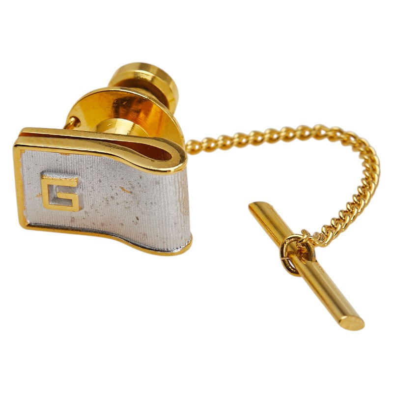 ジバンシー Gロゴ カフス カフリンクス タイピン セット ゴールド メッキ メンズ Givenchy 【中古】
