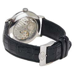 オリエント パワーリザーブ ベルト（社外品） 腕時計 EG08-C0-B 手巻き ホワイト文字盤 ステンレススチール メンズ ORIENT 【中古】